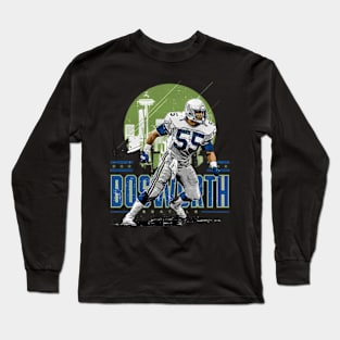 Brian Bosworth Seattle Skyline Long Sleeve T-Shirt